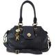 Catwalk Collection Handbags - Ladies Large Leather Shoulder Bag - A4 Work Tote Bag - Detachable Adjustable Crossbody Strap - KATE - Black