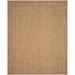 Brown 108 x 0.625 in Area Rug - Beachcrest Home™ Erroll Pollux Handmade Flatweave Jute/Sisal Area Rug in Jute & Sisal | 108 W x 0.625 D in | Wayfair
