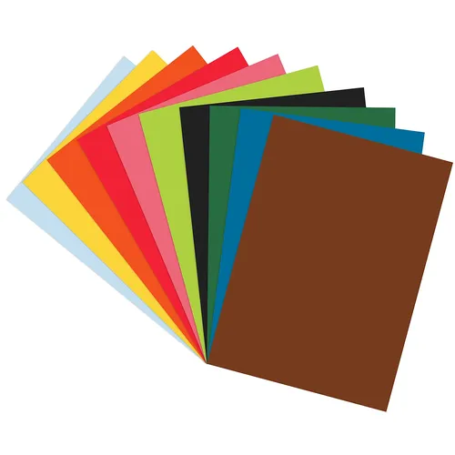 Tonkarton, bunt, 46 x 64 cm, 50 Blatt