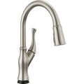 Delta Ophelia Pull Down Sprayer Touch Kitchen Sink Faucet, Touch Control Kitchen Faucet in Gray | 16.25 H in | Wayfair 19888TZ-SP-DST