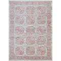 White 71 x 47 x 0.354 in Area Rug - Bungalow Rose Joc Bokhara Rustic Pink Runner Rug Polyester/Polypropylene | 71 H x 47 W x 0.354 D in | Wayfair