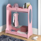 Viv + Rae™ Haugen Kid Armoire Wood in Pink | 41.7 H x 37.4 W x 15.7 D in | Wayfair FB29C25165A24B7694B20957B6C3B1FE