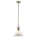 Breakwater Bay Zehr 1 - Light Single Dome Pendant, Glass in Gray | 10.25 H x 8 W x 8 D in | Wayfair 457FE1C9A99043349D726C933EA3C4E1