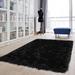 Black 108 x 72 x 2.39 in Living Room Area Rug - Black 108 x 72 x 2.39 in Area Rug - Everly Quinn Faux Sheepskin Area Rug, Sheepskin Rug, Rug For Living Room Sheepskin/ | Wayfair