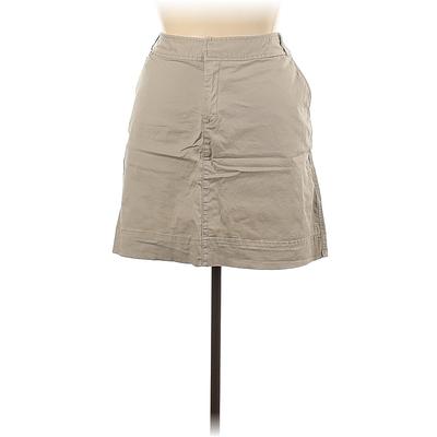 Merona Casual Skirt: Tan Solid Bottoms - Size 14
