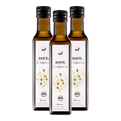 nu3 Bio Hanföl 3x250 ml Öl
