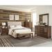 Clemence Burnished Oak 3-piece Bedroom Set with Dresser