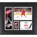 Moritz Seider Detroit Red Wings Unsigned Framed 15" x 17" Player Collage with a Piece of Game-Used Puck