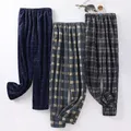 Optics Glutnel-Pantalon de nuit chaud à carreaux pour homme pyjama fjBig Yards bas vêtements de