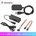BGGQ227-Câble adaptateur USB 2.0 vers IDE / SATA 2.5 " 3.5" 3 en 1 convertisseur petde données
