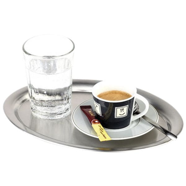 APS Serviertablett »KAFFEEHAUS« 20 x 14,5 cm silber, 20x0.5x14.5 cm Image