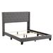 Upholstered Platform Bed with Classic Headboard,Box Spring Needed