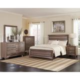 Oatfield Washed Taupe 3-piece Panel Bedroom Set with Chest