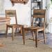 Furniture of America Anaisha Rustic Solid Wood Dining Chairs (Set of 2)