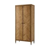 Theodore Alexander Nova Armoire Wood in Brown | 82 H x 38 W x 18 D in | Wayfair TAS61044.C253