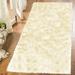 Yellow 70.89 x 23.65 x 2.39 in Area Rug - Everly Quinn Cushena Light _Faux Sheepskin Shag Rug, American Country Style Sheepskin Rug, Faux Fur Rug, Area Rug | Wayfair