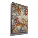 Bayou Breeze 'Vibrant Koi I' By Tim O'toole, Canvas Wall Art, 40"X60" Metal in Brown/Orange | 60 H x 40 W x 1.5 D in | Wayfair