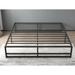 17 Stories Kiliam 14" Bed Frame Metal in Black | 14 H x 74.8 W x 79.1 D in | Wayfair BE086D09B3734F83BCC2E9B47072834B