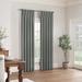 Waverly Solid Semi Sheer Rod Pocket Single Curtain Panel Synthetic in Gray | 63 H x 25 W in | Wayfair 22716801895