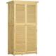 Armoire de jardin abri jardin remise pour outils sur pied dim. 79L x 42l x 160H cm 2 étagères