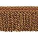 3 (7.5cm) Veranda Collection Fancy Knitted Bullion Fringe Trim # BFV3 Beige Harvest Red #VNT21 (Dark Red Light Red Dark Beige) 5 Yards (15 ft/4.5m)