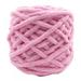 Chunky Knit Chenille Yarn Jumbo Chenille Yarn Soft Blanket Yarn DIY Chenille Yarn Chunky Wool Yarn for Arm-Knit Crochet Knitting & Crafting (White 1 Pack )