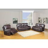 Leather Air/Match Upholstered 3-Piece Living Room Recliner Sets