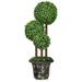 Costway 36'' Artificial Topiary Triple Ball Tree Indoor Outdoor UV - See Details
