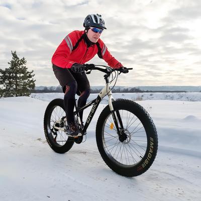 Details about   26" Fat Tire Snow Mountain Bike 21-Speed Bicycle High-Tensile Steel Frame MTB ❤ 