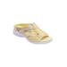 Extra Wide Width Women's The Tracie Slip On Mule by Easy Spirit in Yellow Tie Dye (Size 8 1/2 WW)