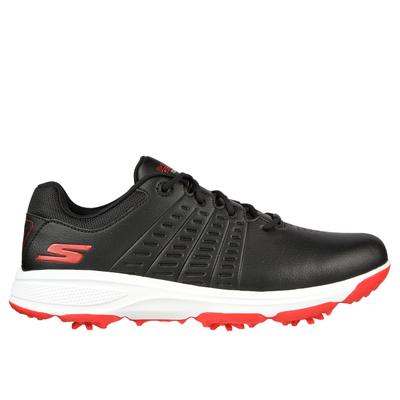 Skechers Men's GO GOLF Torque 2 Shoes | Size 9.5 Extra Wide | Black/Red | Synthetic/Textile