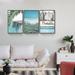 Bayou Breeze Seaside - 3 Piece Floater Frame Print on Canvas Canvas | 24.3 H x 48.3 W x 1.65 D in | Wayfair 56B9828B5F52466385B4E73CBBEFC320