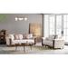 Canora Grey Ashley-Leigh 87" Square Arm Sofa Bed & Love Seat Chair Microfiber/Microsuede | 40 H x 87 W x 36 D in | Wayfair