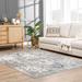 Johnstonville 5'3" x 7' Washable Updated Traditional Cream/Taupe/Blue/Gray/Light Beige/Sage/Ink Blue/Teal/Peach Washable Area Rug - Hauteloom