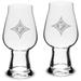 Furman Paladins 18.25 oz. 2-Piece Luigi Bormioli IPA Glasses Set