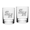 Sam Houston State Bearkats 14oz. 2-Piece Classic Double Old Fashioned Glass Set