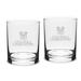 Charleston Cougars 14oz. 2-Piece Classic Double Old Fashioned Glass Set