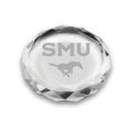 SMU Mustangs 3'' Optic Crystal Faceted Paperweight