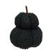 Mini Black Chenille Pumpkin Stack - 40.50"L x 4.50"W x 7"H