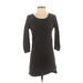 Express Casual Dress - Mini: Black Print Dresses - Women's Size Small