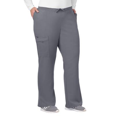 Plus Size Women's Jockey Scrubs Women's Favorite Fit Pant by Jockey Encompass Scrubs in Pewter (Size MT(10T-12T))