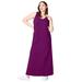 Plus Size Women's Sleeveless Knit Maxi Dress by ellos in Boysenberry (Size 30/32)