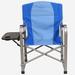 Kamp-Rite Portable Folding Camping Chair Metal in Blue | 38 H x 34 W x 20 D in | Wayfair 2 x KAMPCC106