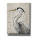 Rosecliff Heights 'Grey Heron II' By Tim O'toole, Canvas Wall Art, 40"X54" Canvas, Solid Wood in Black/Gray | 16 H x 12 W x 0.75 D in | Wayfair