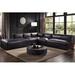 17 Stories Kiela Top Grain Leather Loveseat Genuine Leather in Black | 29 H x 52 W x 34 D in | Wayfair 989E0CA3CF0D4FA694AC5AC14F051F1F