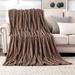 Everly Quinn Fleece Blanket Microfiber/Fleece/Microfiber/Fleece in Brown | 60 W in | Wayfair 21939DC43C594A7EBF18067AFD236F09