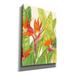 Bayou Breeze 'Watercolor Tropical Flowers IV' By Tim O'toole, Canvas Wall Art, 26"X34" Canvas, in Green/Orange/Yellow | Wayfair