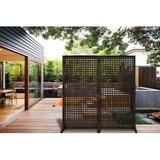 Arlmont & Co. Japanese Style 72" W X 72" H Solid Wood Screen Dividor Wood in Brown | 72 H x 72 W x 5 D in | Wayfair