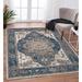 White 86 x 62.4 x 0.5 in Area Rug - Bungalow Rose Luxe Weavers Collection 185 Ivory Oriental 9X12 Area Rug, | 86 H x 62.4 W x 0.5 D in | Wayfair