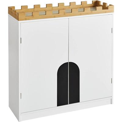 Sobuy - KMB44-W Kinder Kommode Kinderregal Kinder Bücherregal Spielzeugregal Aufbewahrungsschrank Image